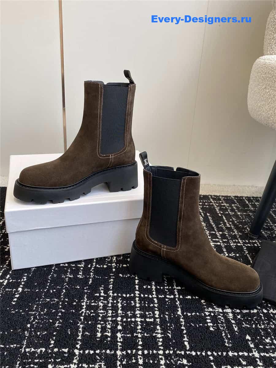 Ce1i*e suede chelsea boots for women