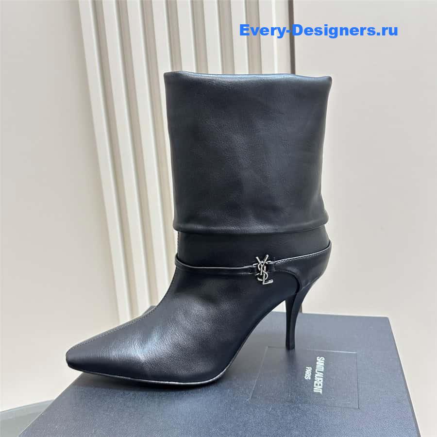Y51 side zipper ankle boots
