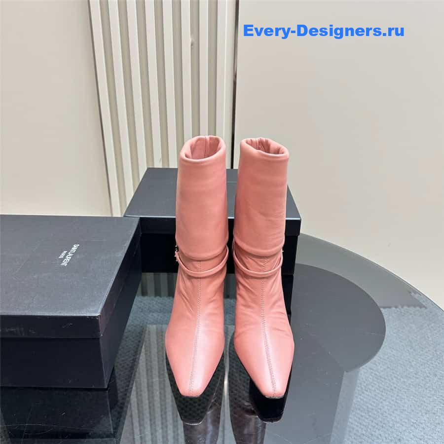 Y51 side zipper ankle boots
