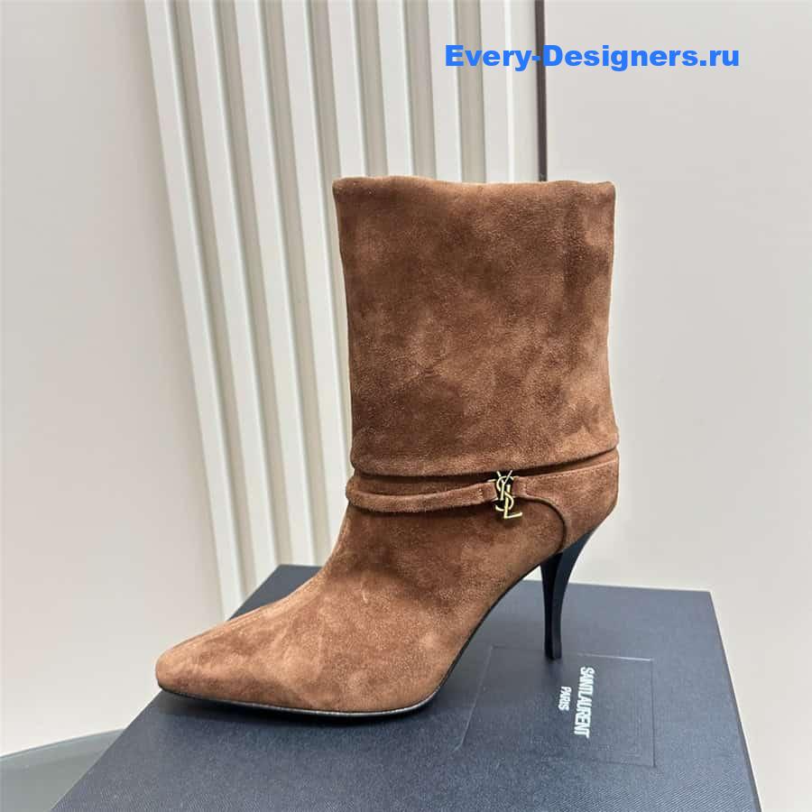 Y51 side zipper ankle boots