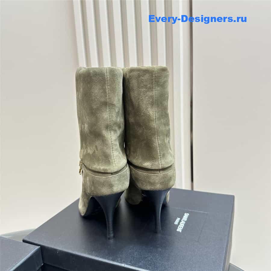 Y51 side zipper ankle boots