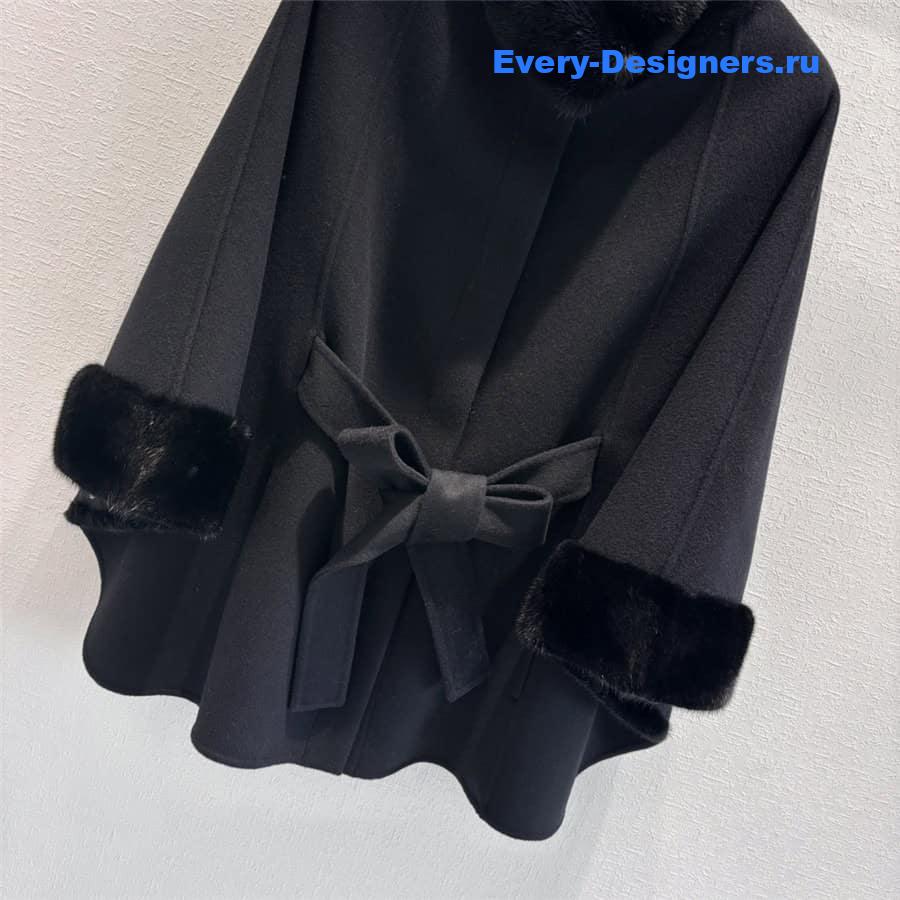 L0r0 P1ana mink cashmere cape