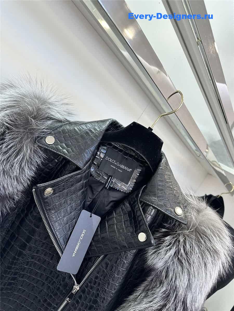 Dolce & Gabbana d&g fur coat