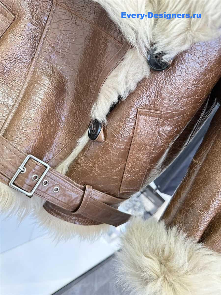 H**me5 shearling coat
