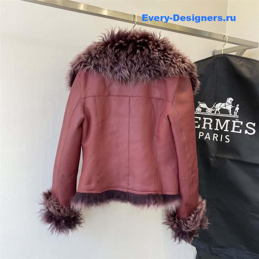 H**me5 shearling coat