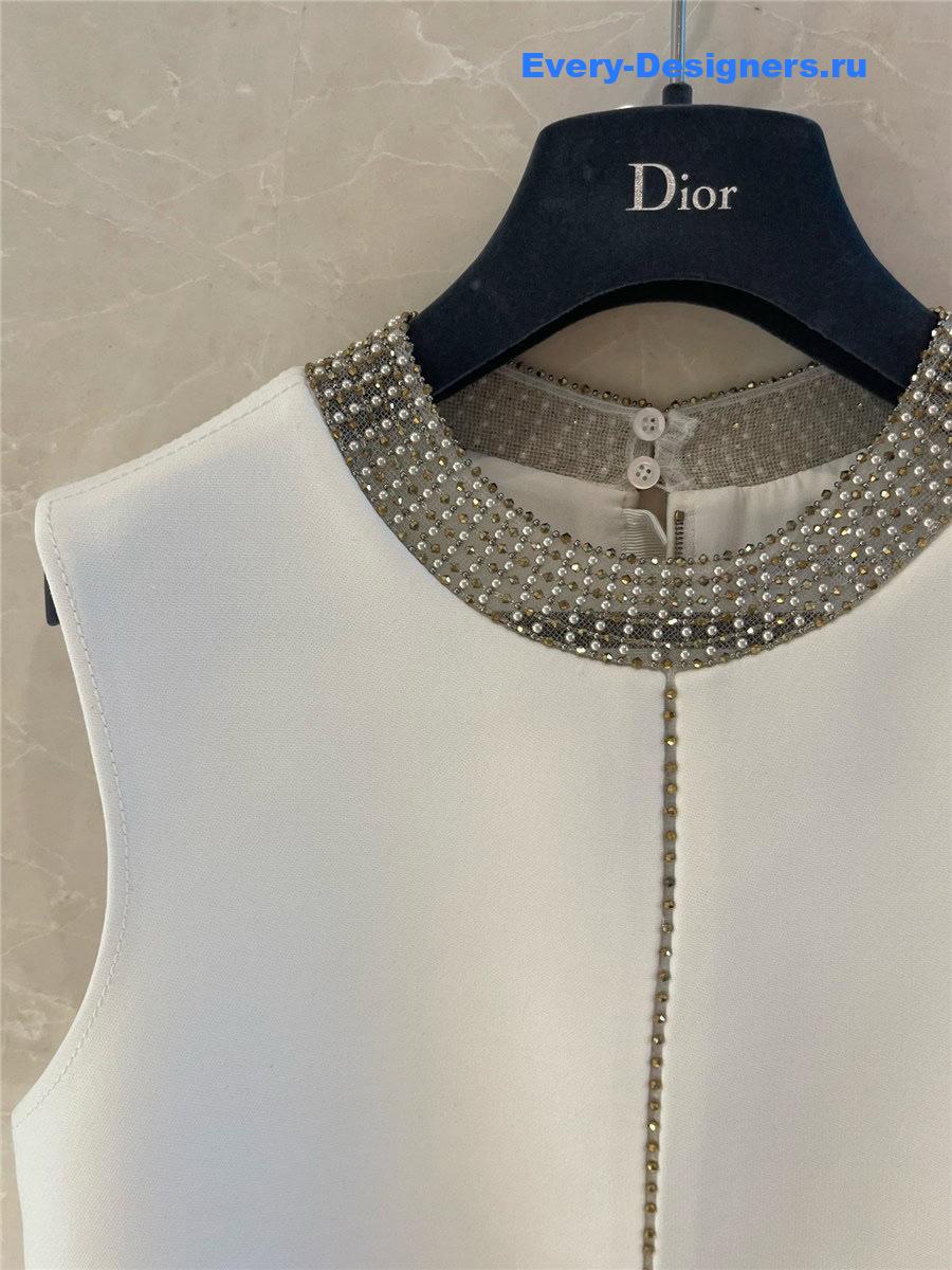 D10r silk wool hand-beaded vest