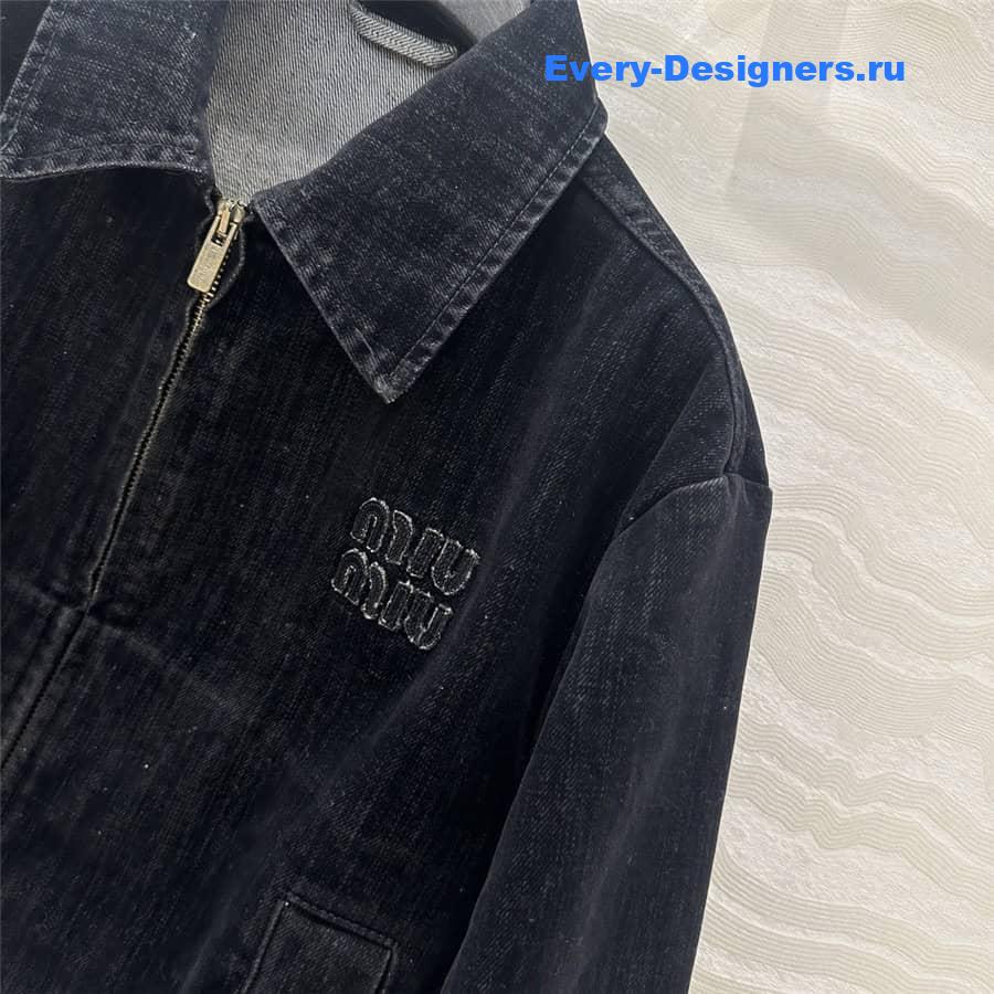 M1um1u denim jacket