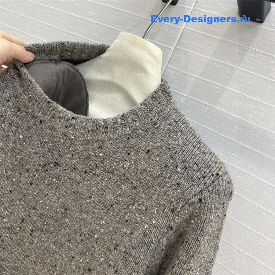 b0tt*ga Ven*ta wool blend sweater taupe