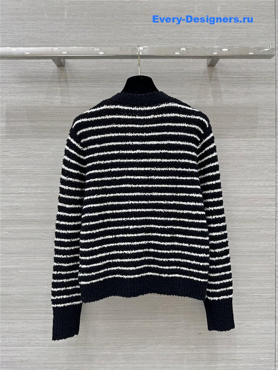 D10r striped cardigan jacket