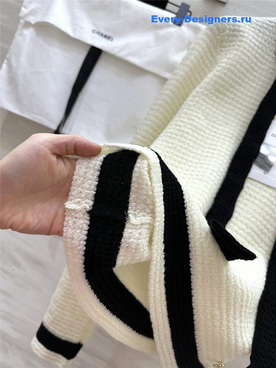 CC Bow Wool Sweater White