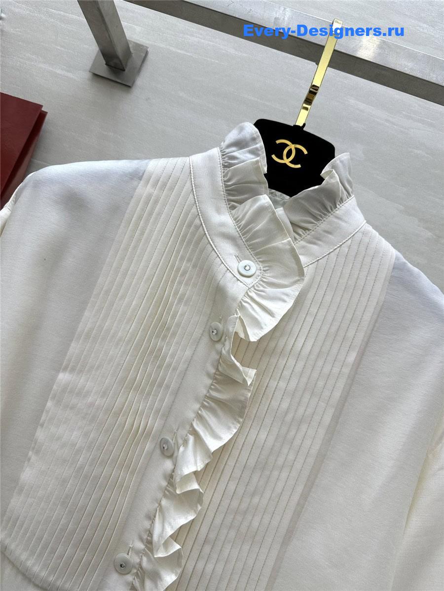 Va1e*ntin0 ruffled long sleeve shirt