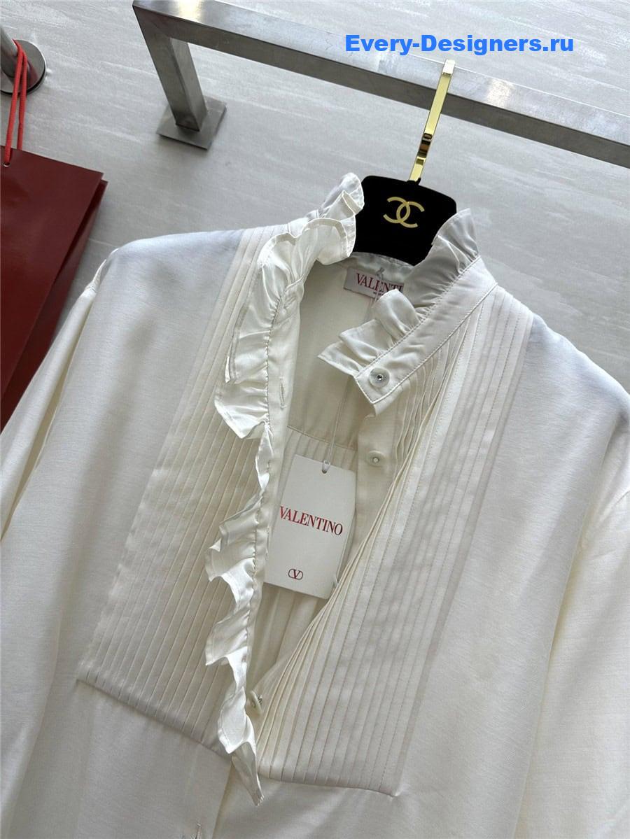 Va1e*ntin0 ruffled long sleeve shirt