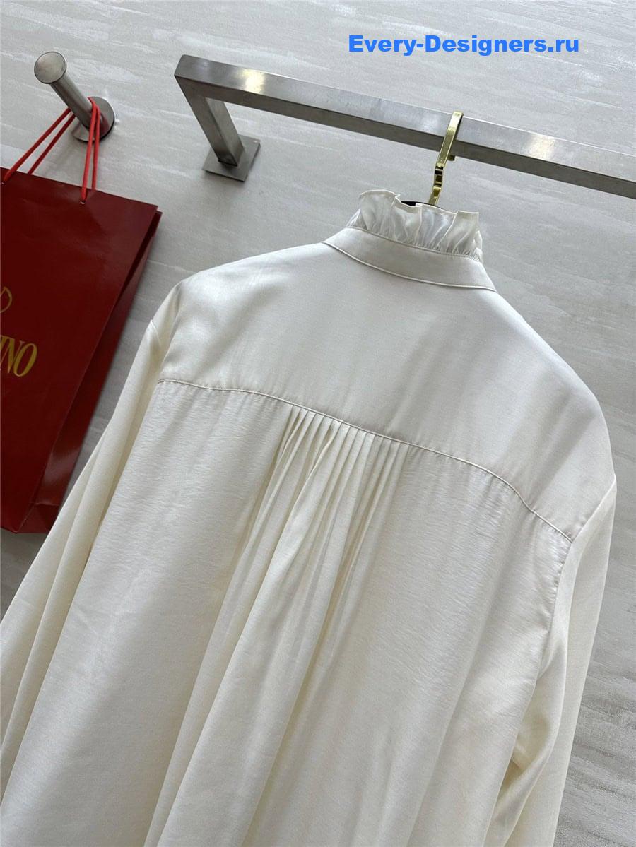 Va1e*ntin0 ruffled long sleeve shirt