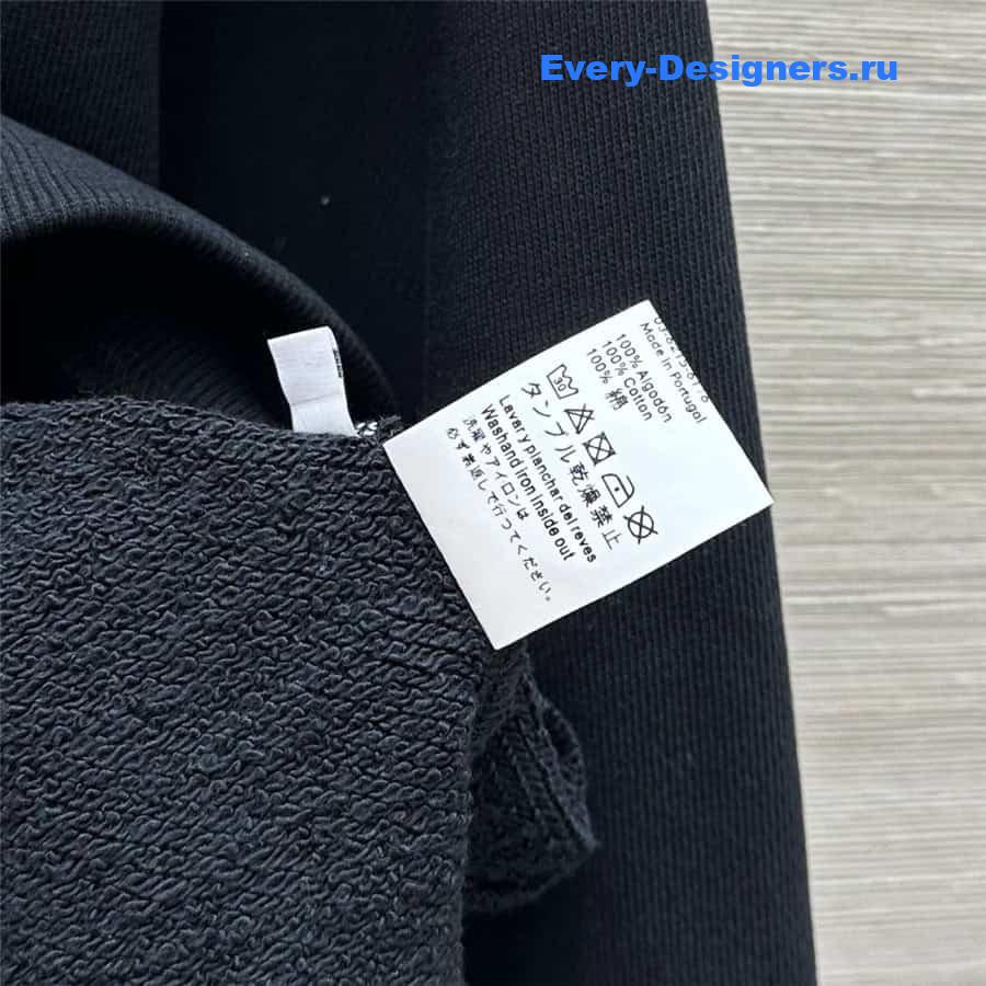 L0ew* embroidered logo hoodie black