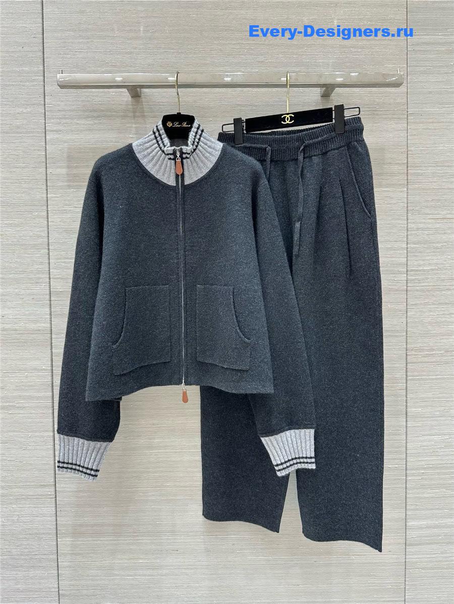 L0r0 P1ana premium color cashmere suit