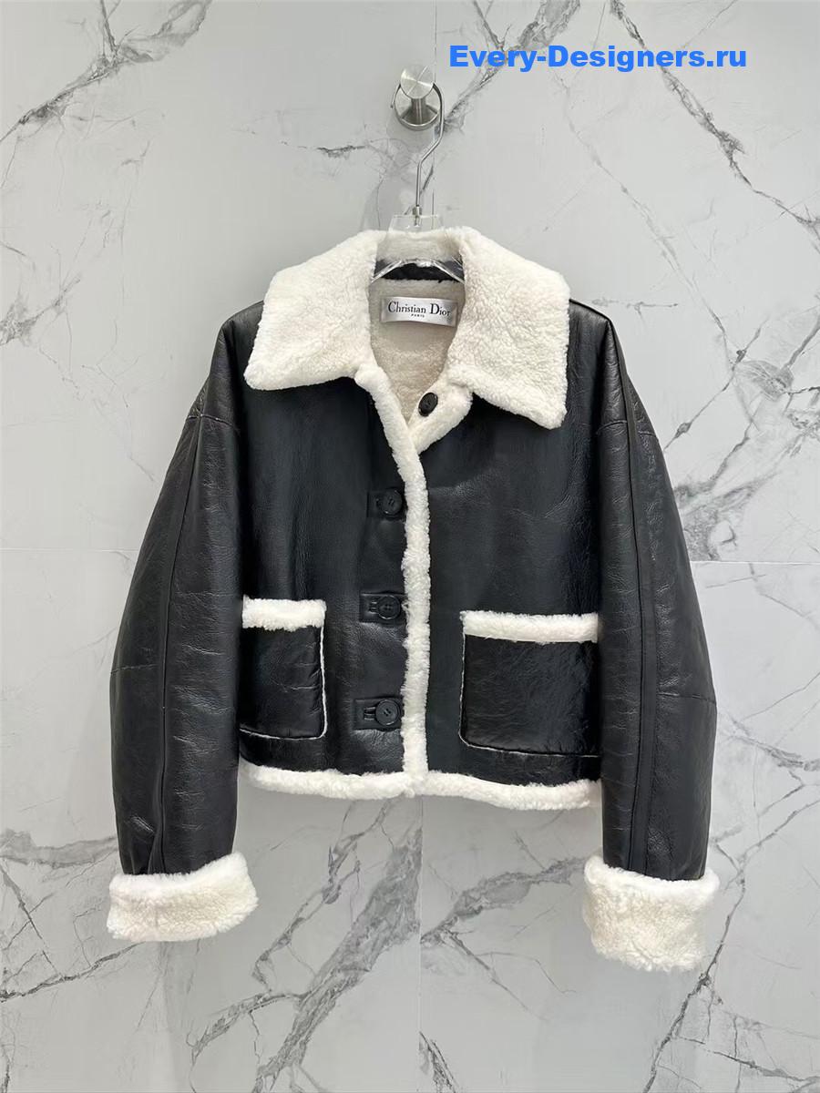 D10r double-sided sheepskin fur coat