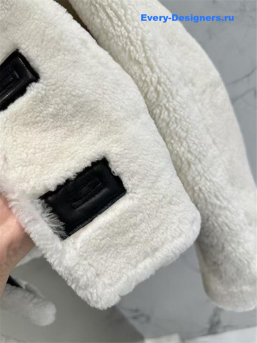 D10r double-sided sheepskin fur coat