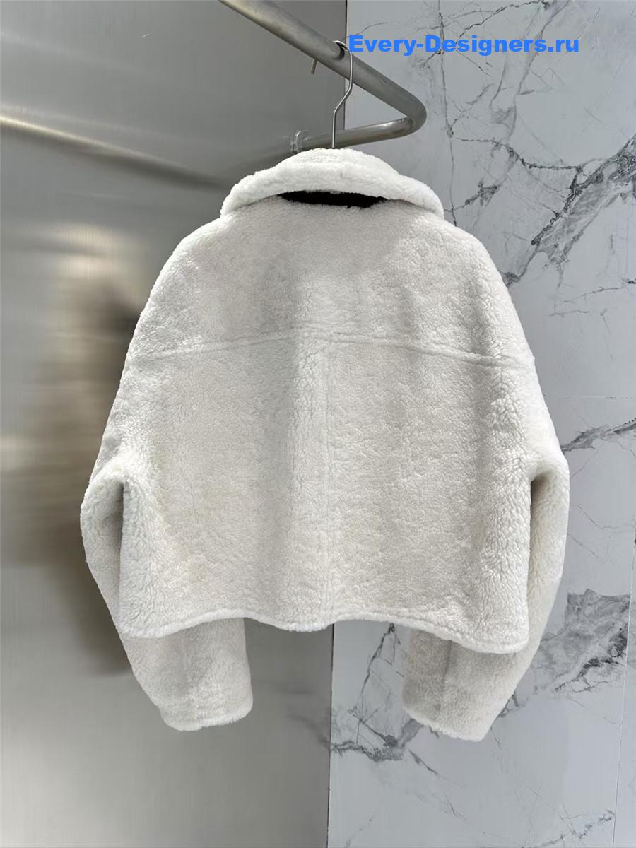 D10r double-sided sheepskin fur coat