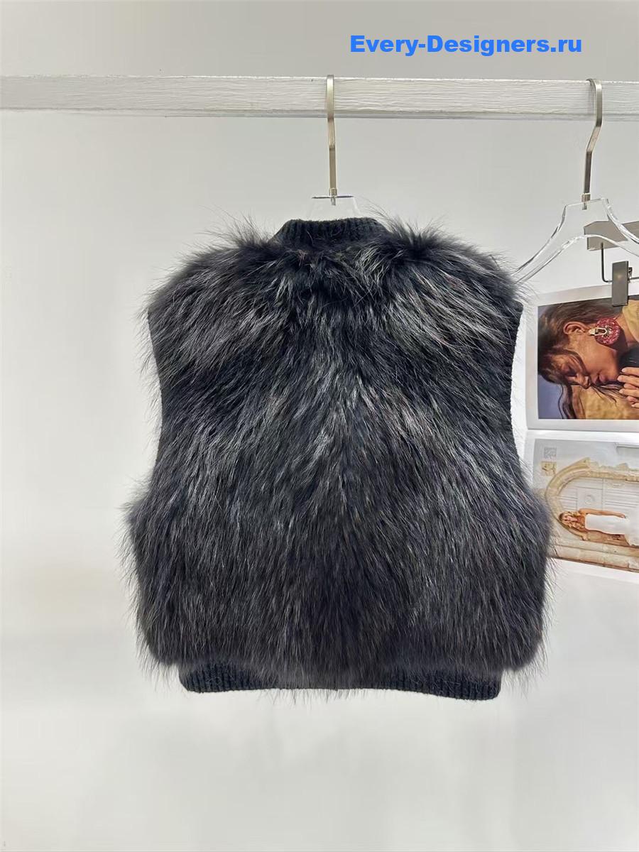 F**di fox fur vest