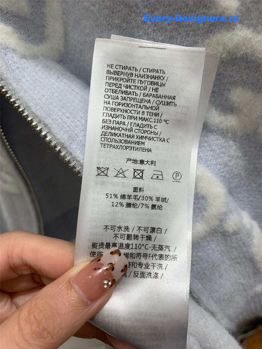 Gvc*1 stitch jacquard cardigan in grey