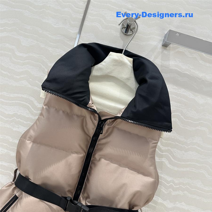 D10r jacket down cotton puffer vest