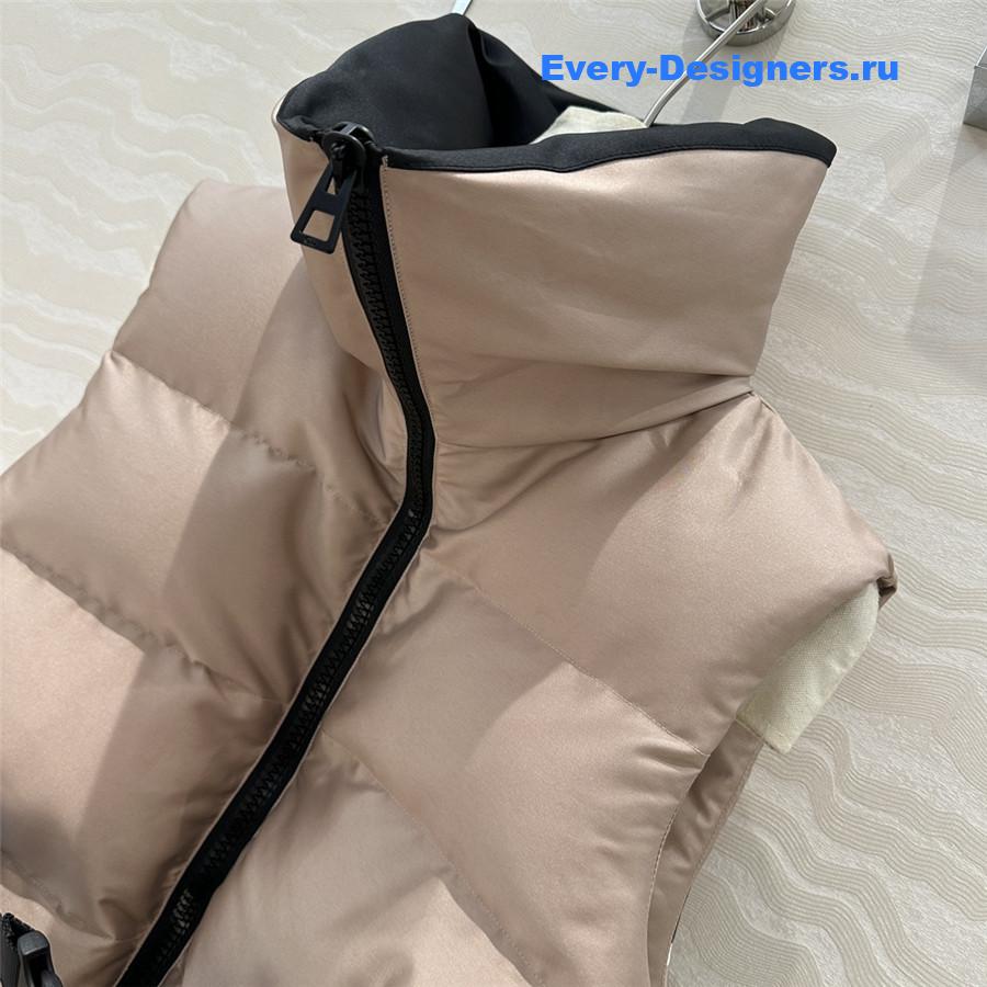 D10r jacket down cotton puffer vest