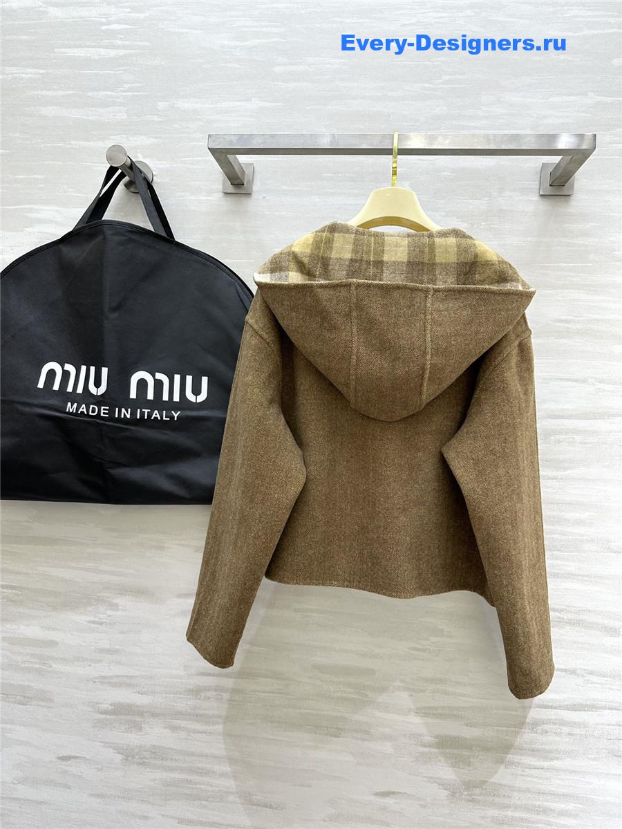 M1um1u handmade wool coat
