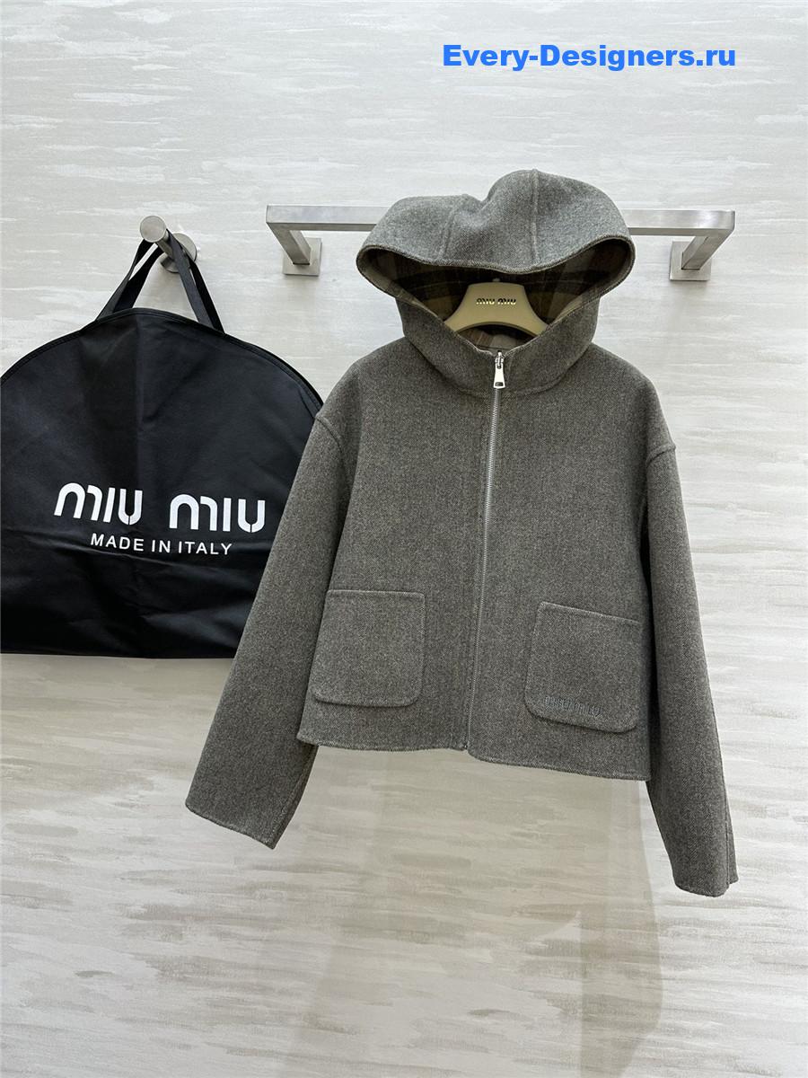 M1um1u handmade wool coat