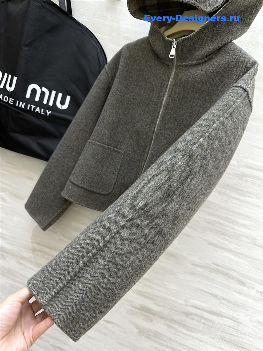 M1um1u handmade wool coat