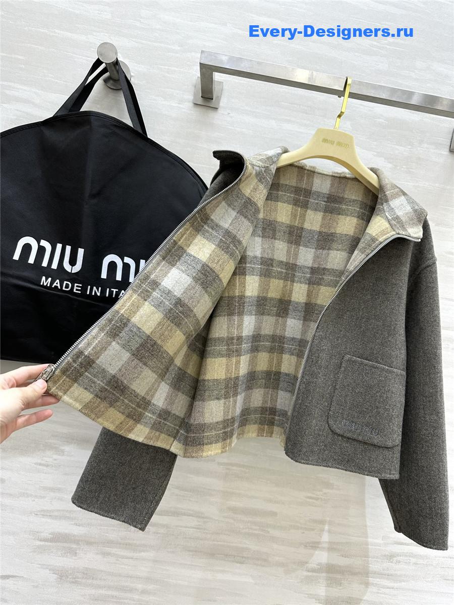 M1um1u handmade wool coat