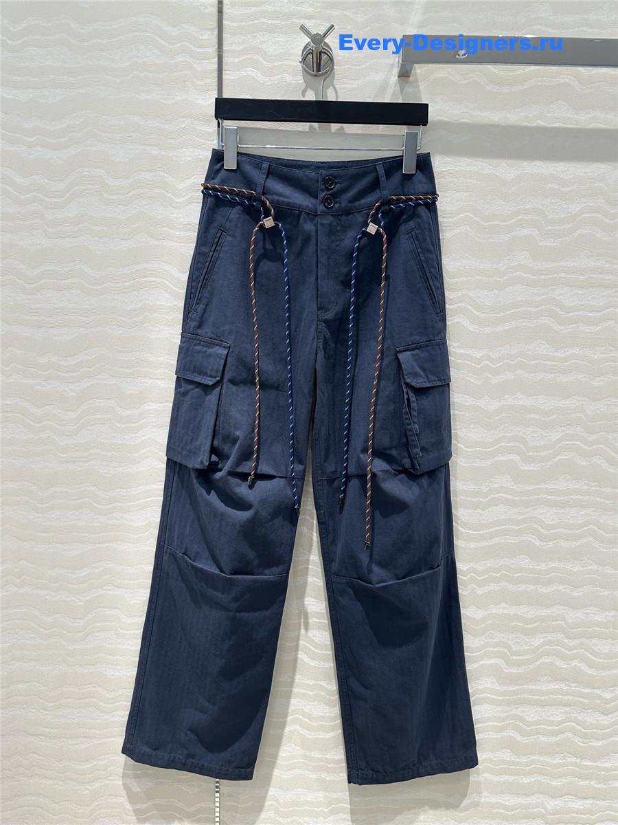M1um1u cargo pocket straight pants