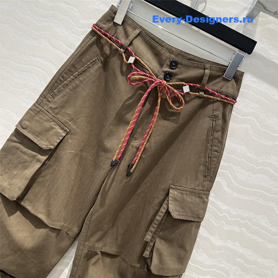 M1um1u cargo pocket straight pants