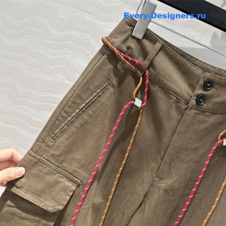 M1um1u cargo pocket straight pants
