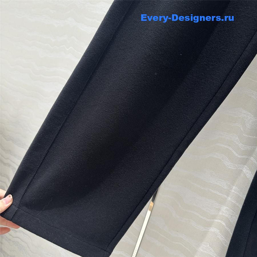 M1um1u cotton velvet straight pants