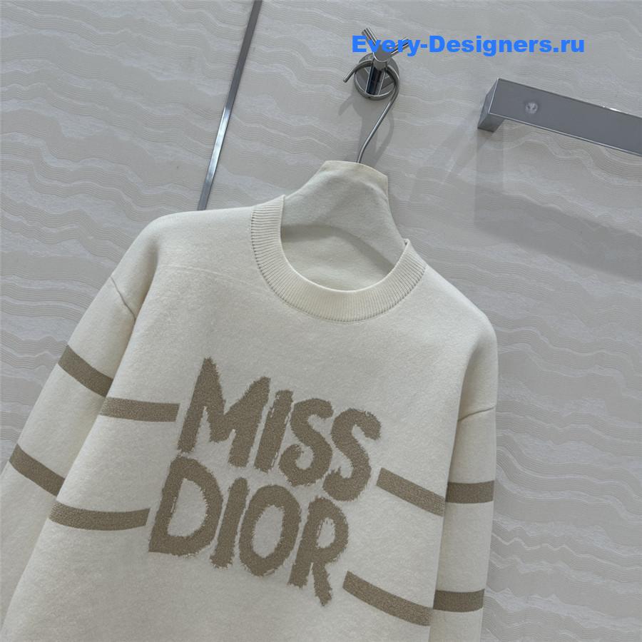 D10r graffiti motif cashmere sweater