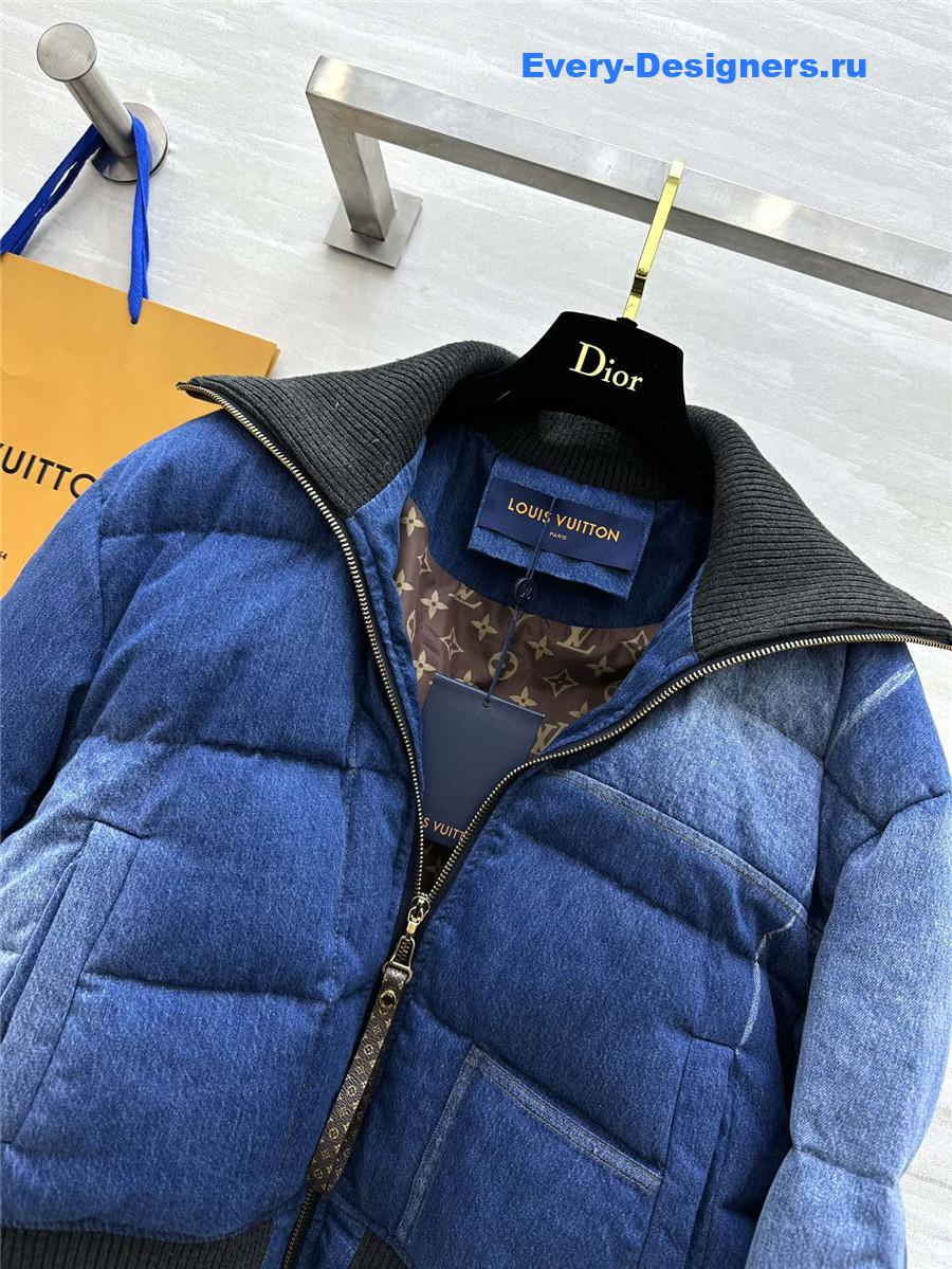 l0vis Vvtt0n lv denim jacket down coat