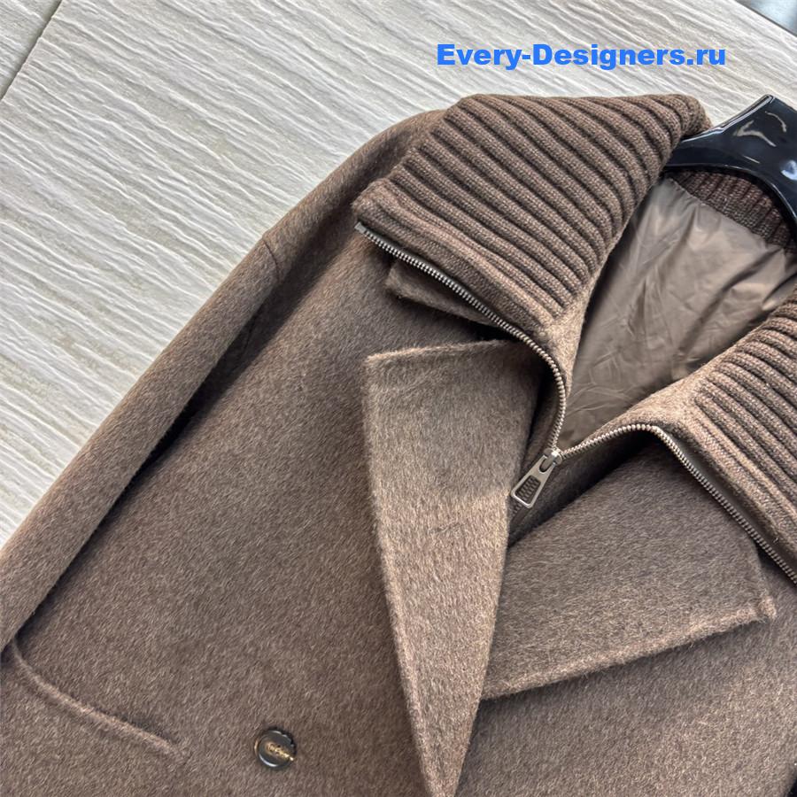 L0r0 P1ana two-piece wool coat
