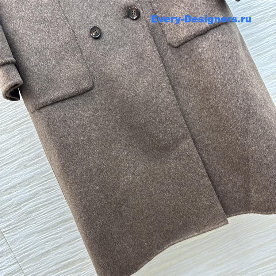 L0r0 P1ana two-piece wool coat