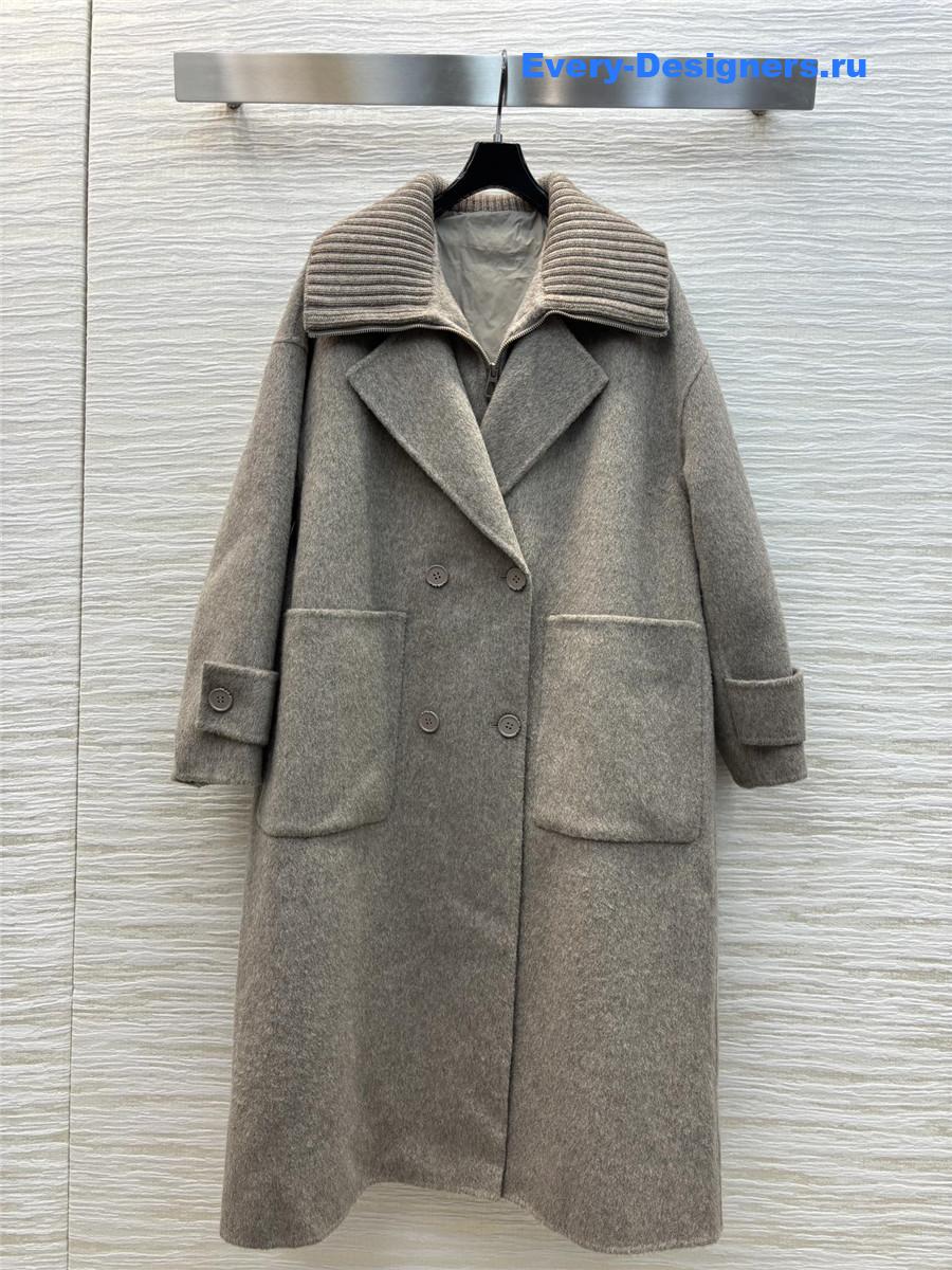 L0r0 P1ana two-piece wool coat