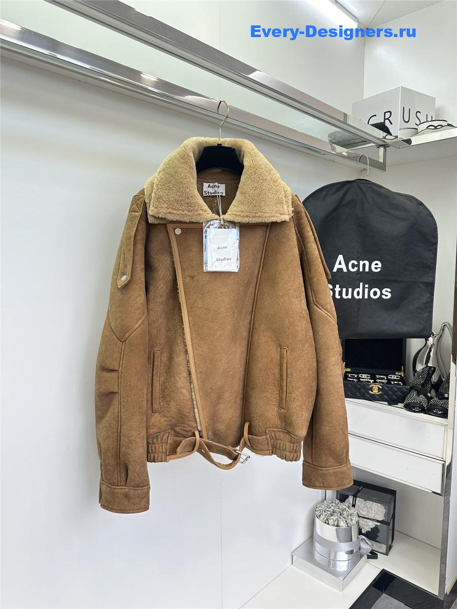 Acne studios shearling coat
