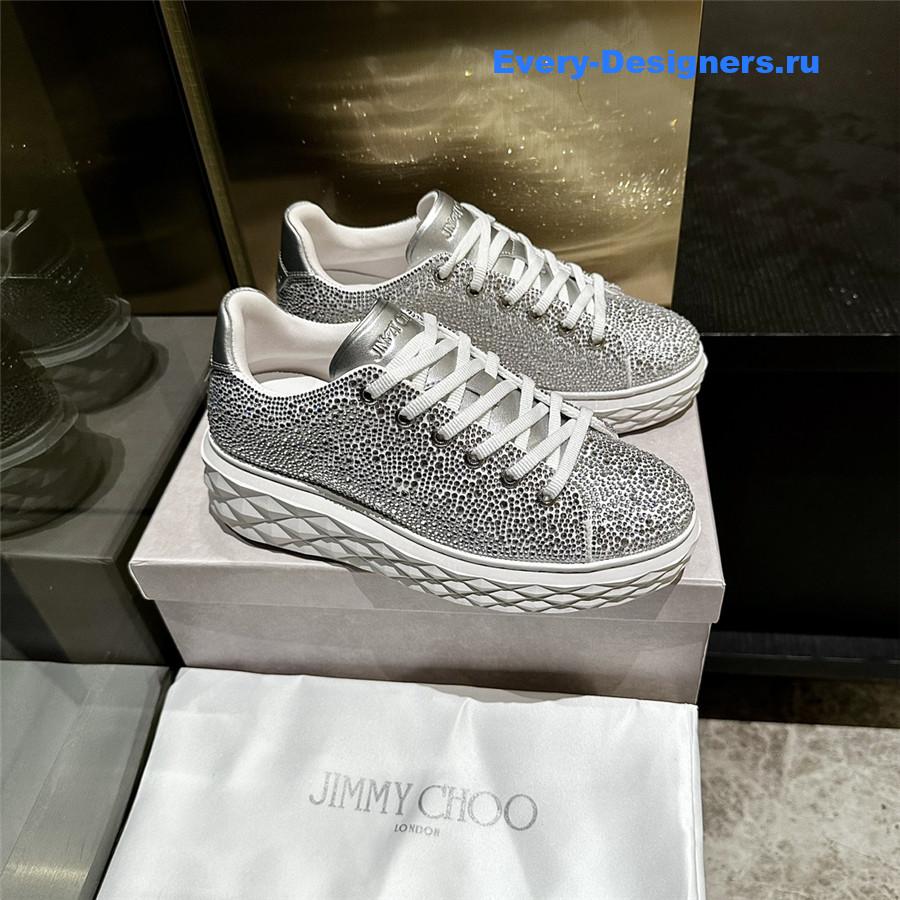 j1m*y ch00 D1am0nd maxi sneakers