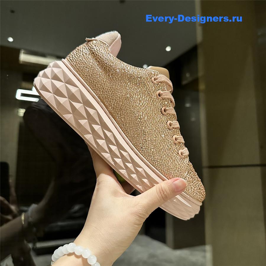 j1m*y ch00 gold D1am0nd sneakers
