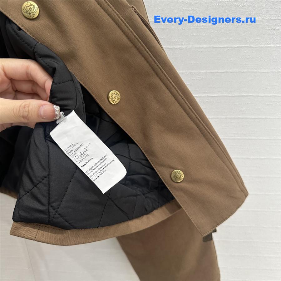 L0ew* corduroy lapel cotton jacket