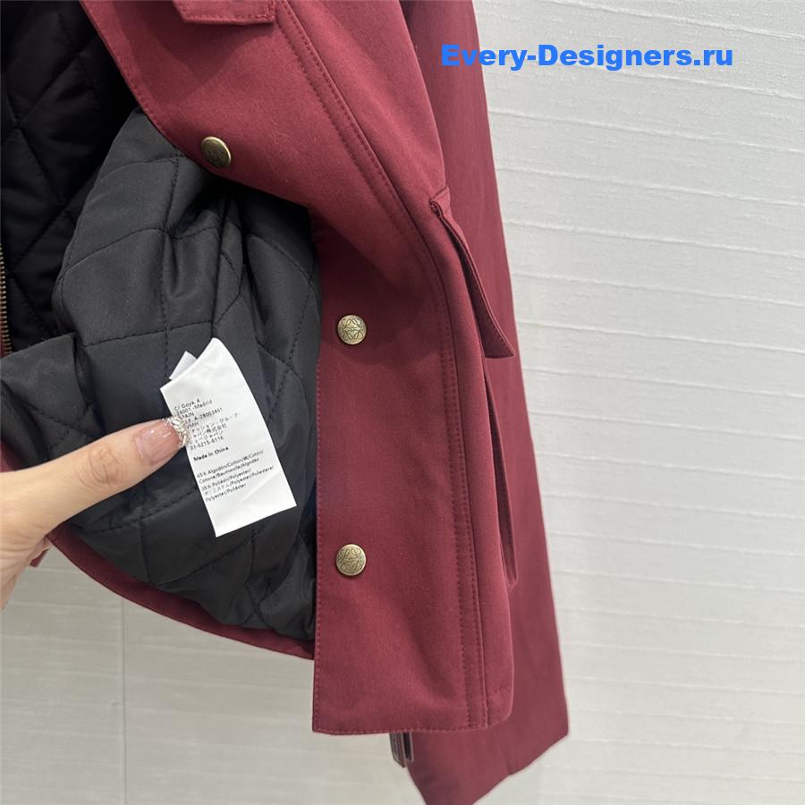 L0ew* corduroy lapel cotton jacket