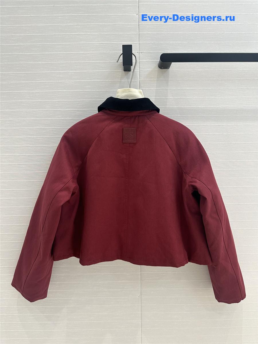 L0ew* corduroy lapel cotton jacket