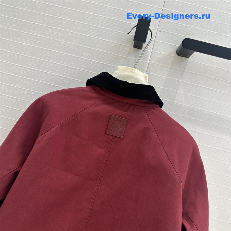 L0ew* corduroy lapel cotton jacket