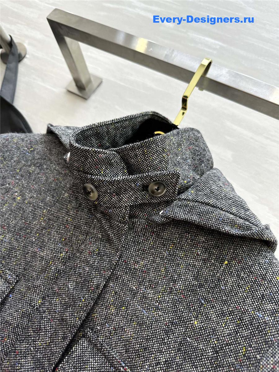 L0r0 P1ana drawstring waist hooded jacket