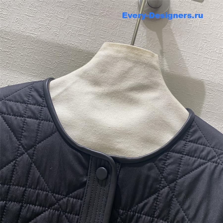 D10r patchwork leather single-breasted jacket