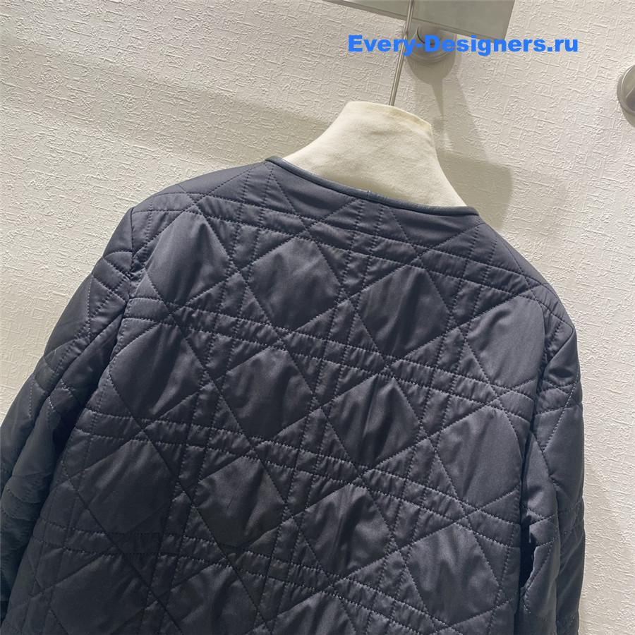 D10r patchwork leather single-breasted jacket