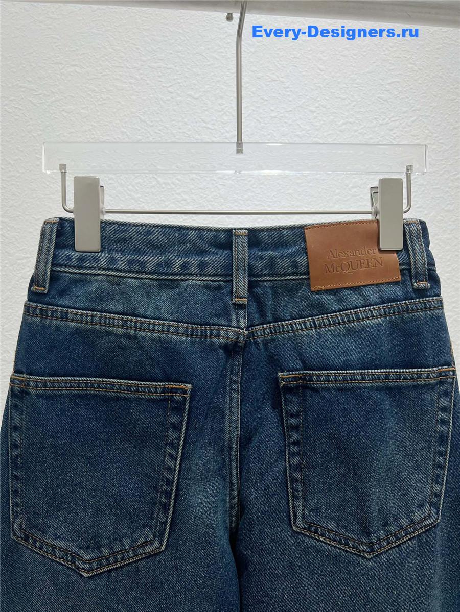 a1exa*der Mcqv*en straight jeans